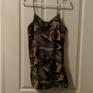 Spaghetti strap shift dress